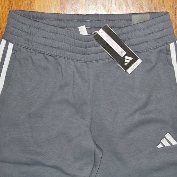 Adidas Tiro 23 League Sweatpants Womens S Onix Grey White - Picture 3 of 7